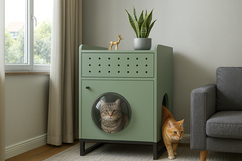 Cat House with Hole Design 2