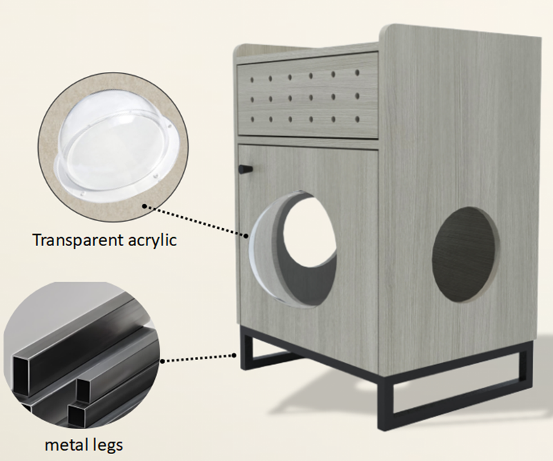 Cat House with Hole Design (4)