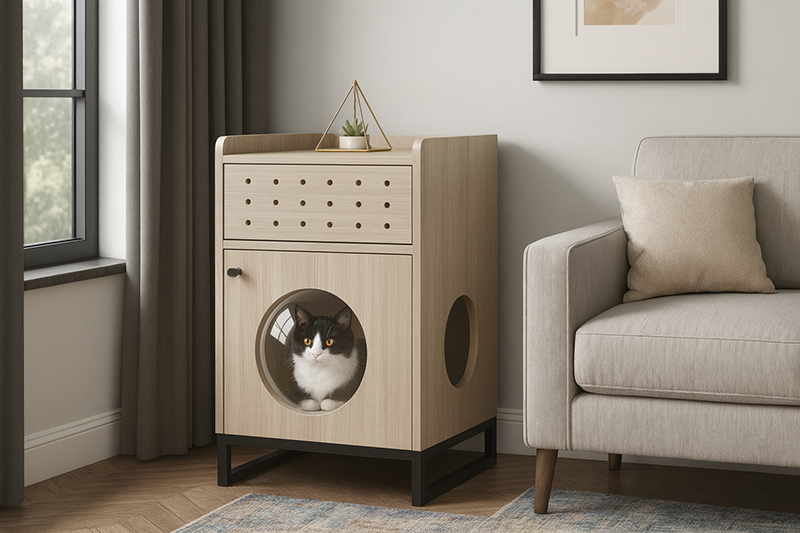 Cat House with Hole Design 5