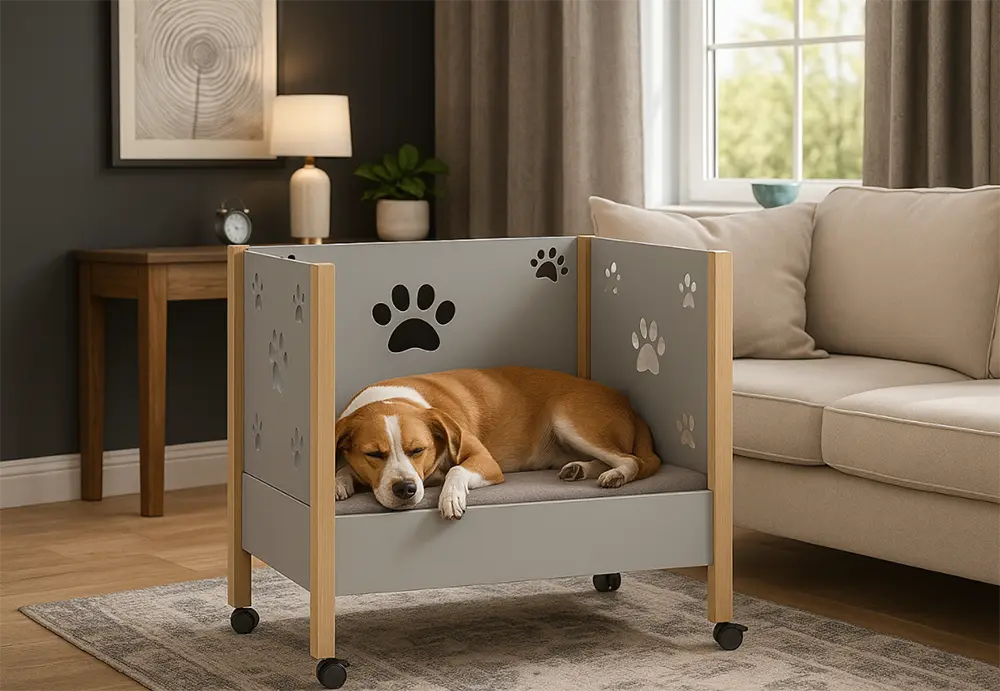 Furniture Style Dog Crate (4)