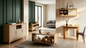 Set Perabot Ruang Tamu & Ruang Makan Modular Modern